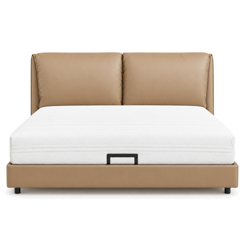 Jiani P8651 Upholstered Bed, front product view