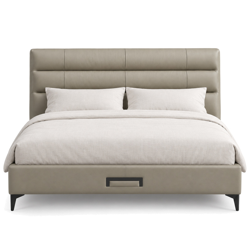 Jiani P8665 Upholstered Bed, front product view