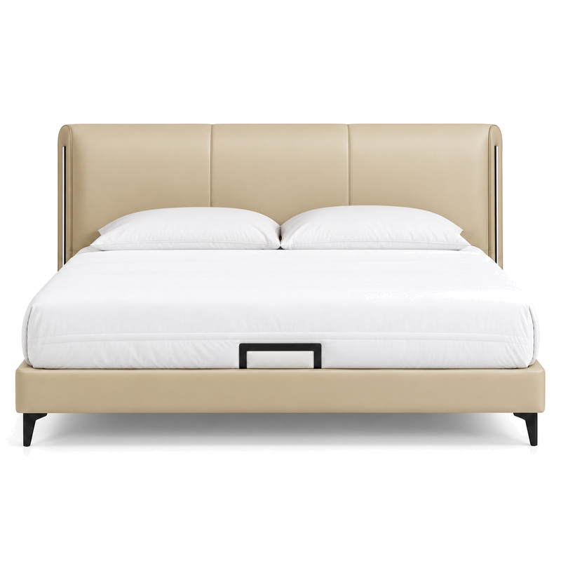 Jiani P8686-1 Upholstered Bed, front product view