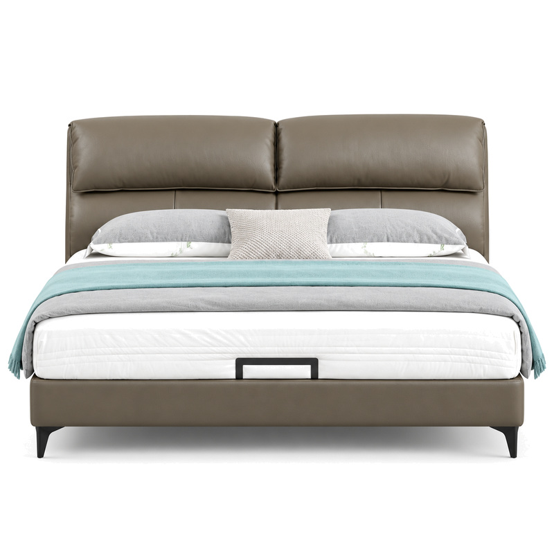Jiani P8690 Upholstered Bed, front product view