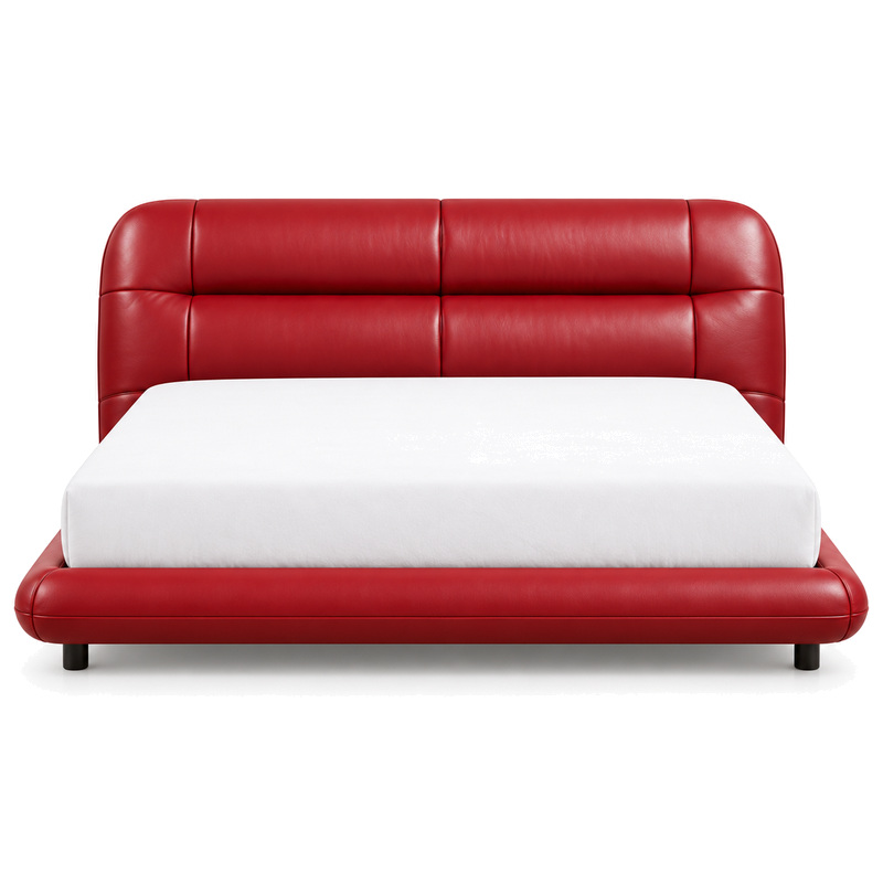 Jiani P8692 Upholstered Bed, front product view
