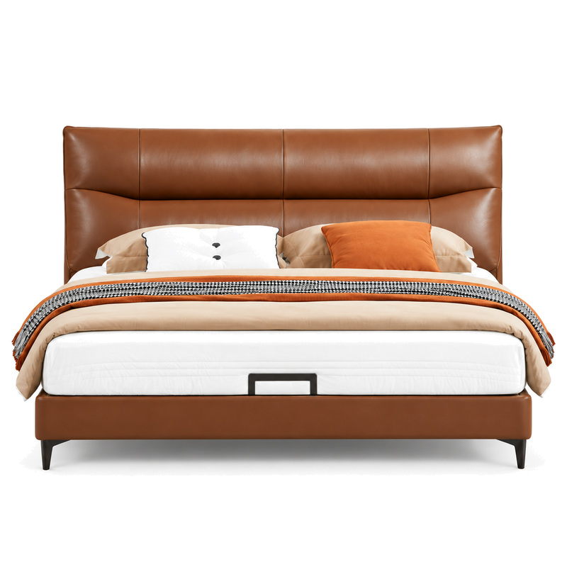 Jiani P8699 Upholstered Bed, front product view