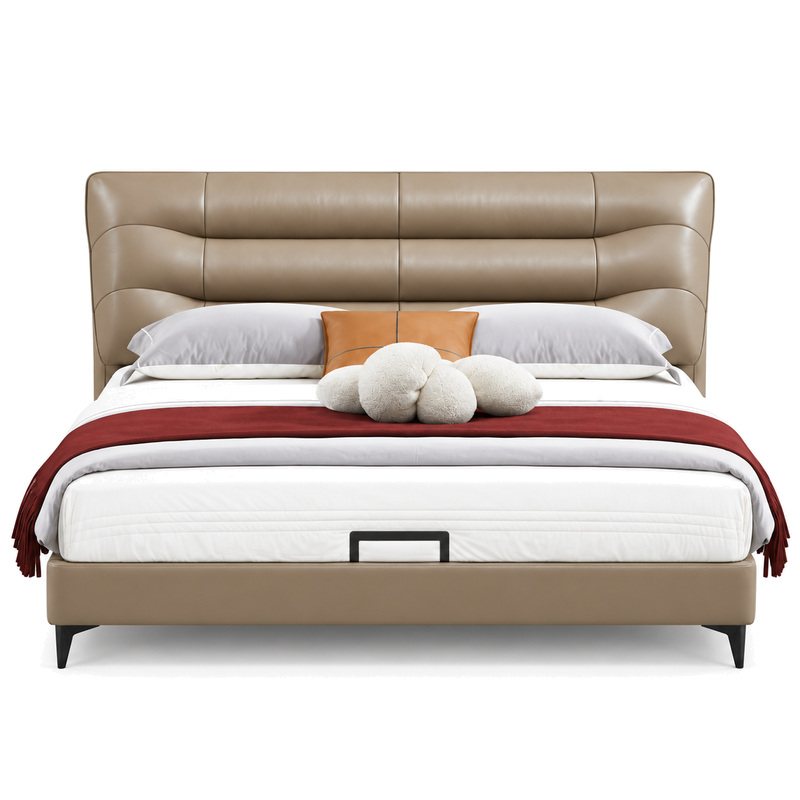 Jiani P8800 Upholstered Bed, front product view