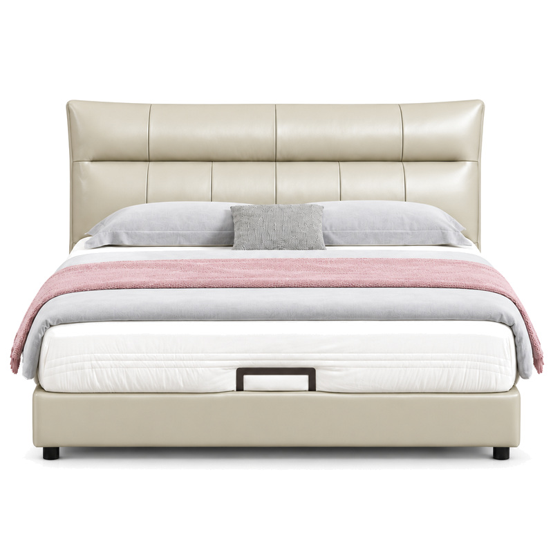 Jiani P8801 Upholstered Bed, front product view
