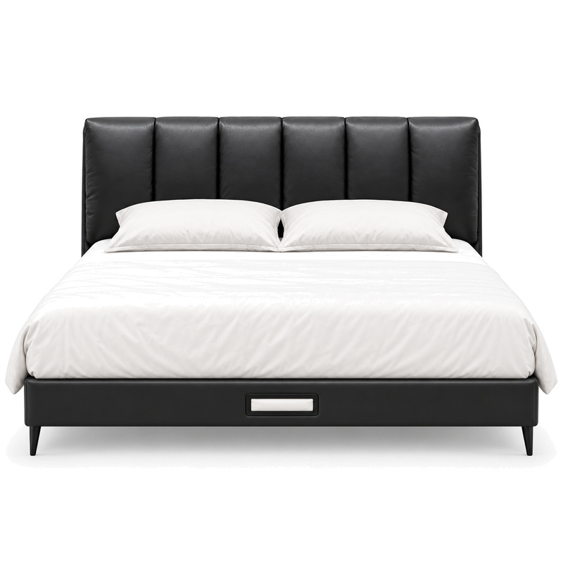 Jiani P8818 Upholstered Bed, front product view