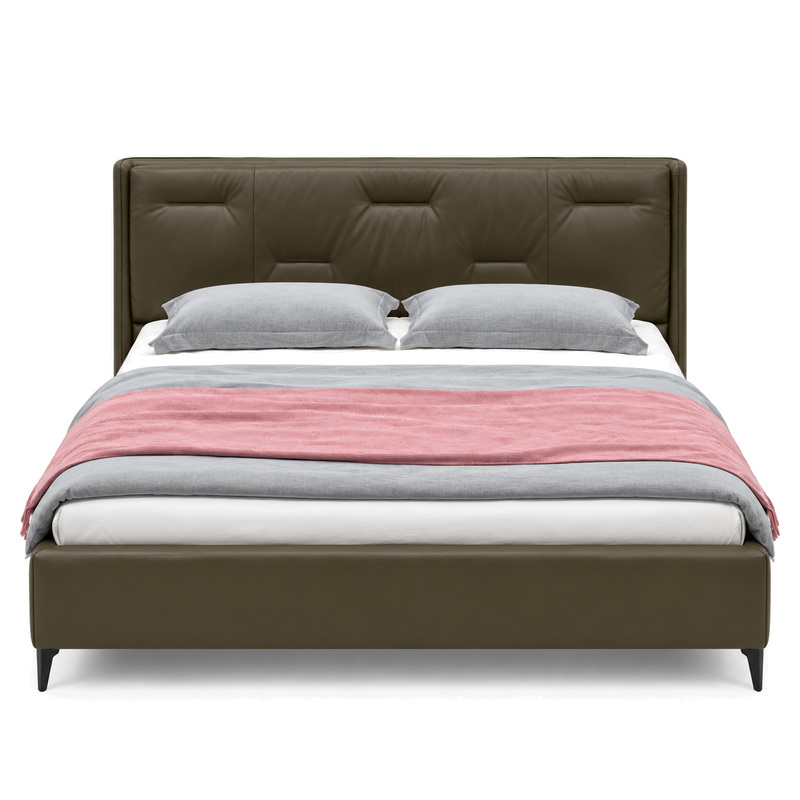 Jiani P8821 Upholstered Bed, front product view