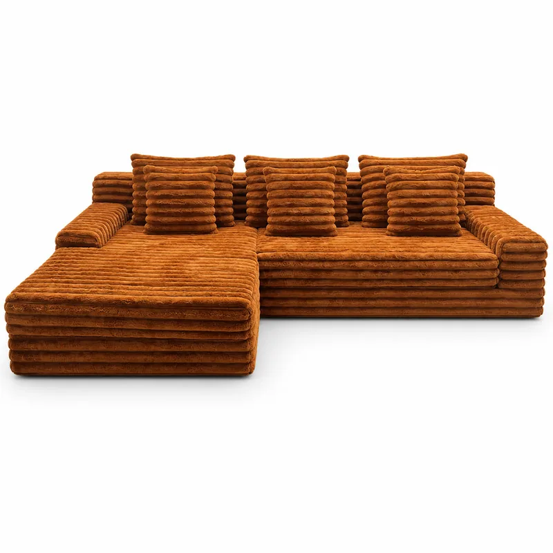 Large Modular Sectional Sofa, front product view