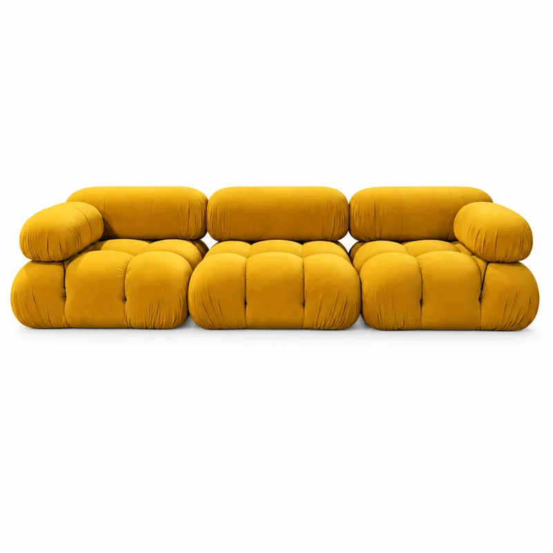 Modular Sofa and Ottoman, front product view