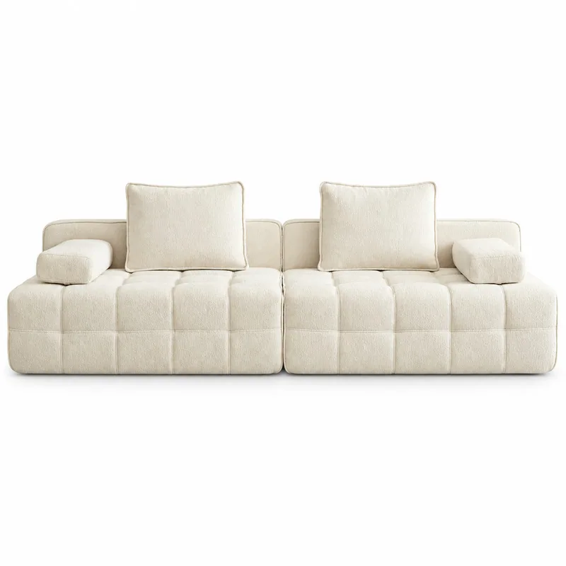 Modular Upholstered Sofa, front product view