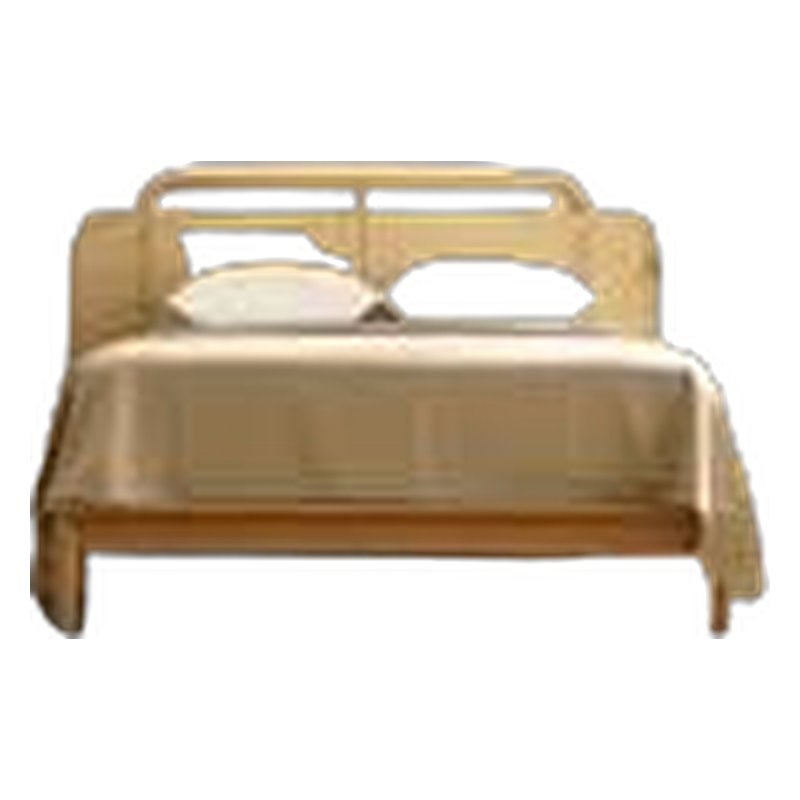 FZ Natural Cane Ash Wood Bed, front product view