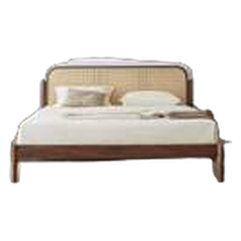 FZ Natural Cane Ash Wood Bed, front product view