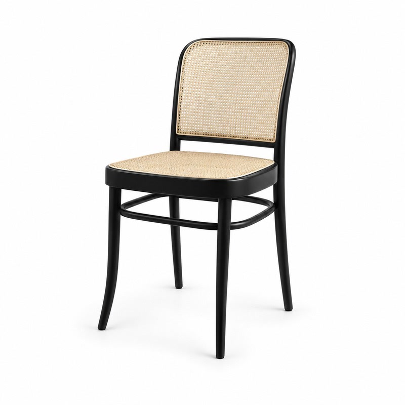 FZ Natural Cane Ash Wood Dining Chair, front product view