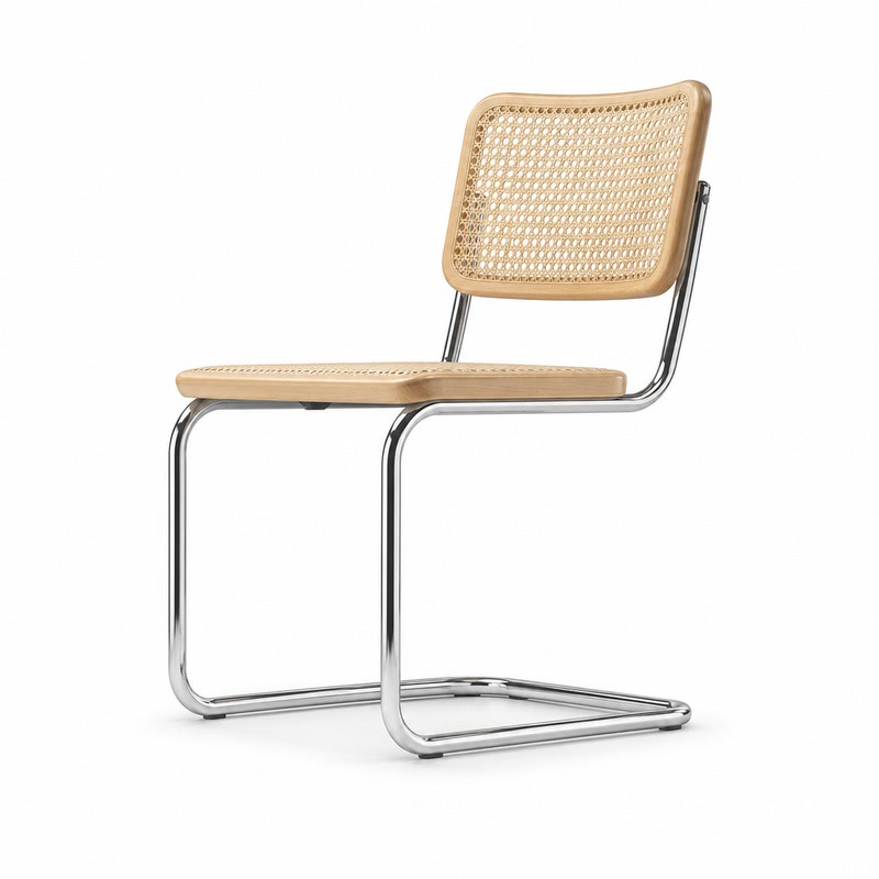 FZ Natural Cane Ash Wood Dining Chair, front product view