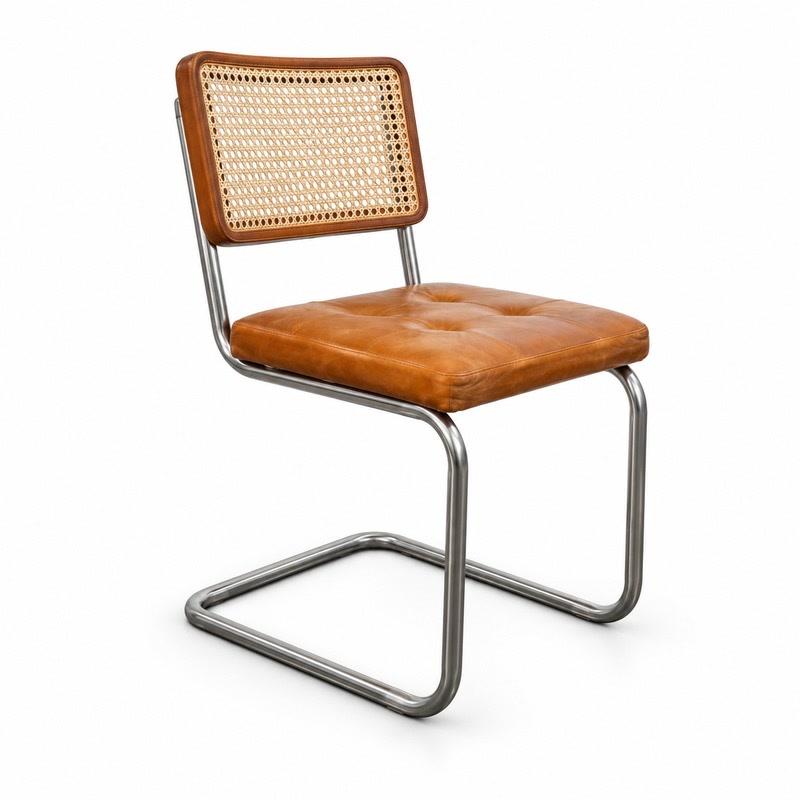 FZ Natural Cane Ash Wood Dining Chair, front product view