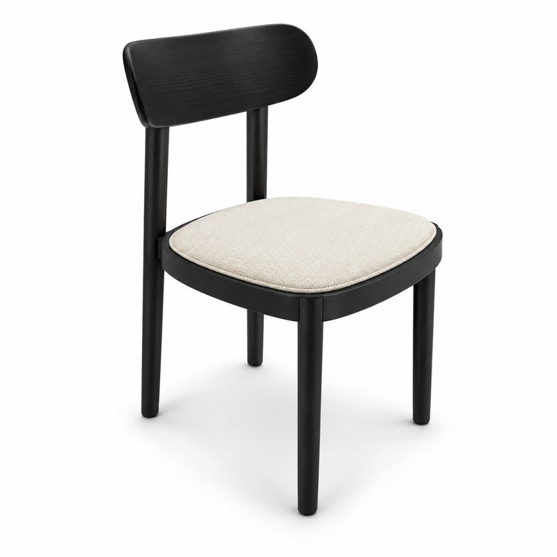 FZ Natural Cane Ash Wood Dining Chair, front product view