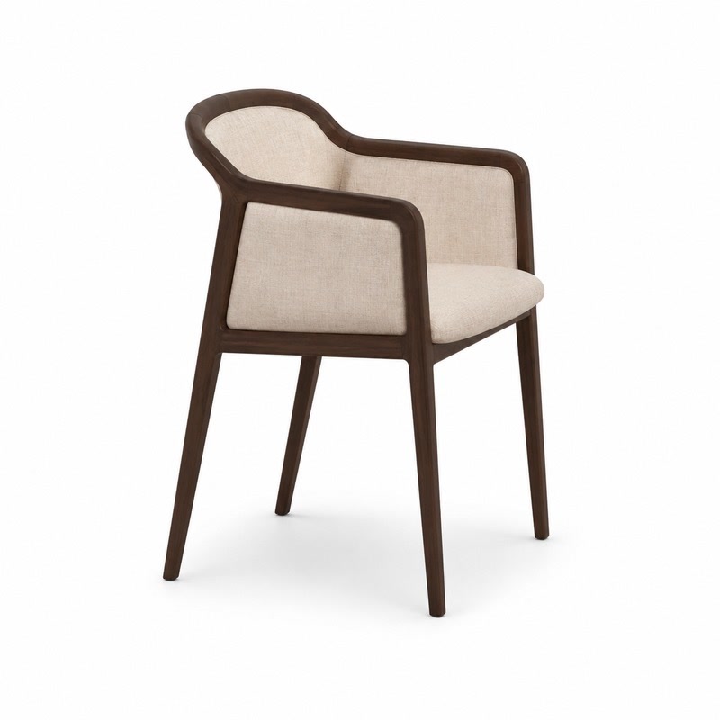 FZ Natural Cane Ash Wood Dining Chair, front product view