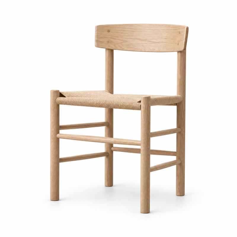 FZ Paper Cord Dining Chair, front product view