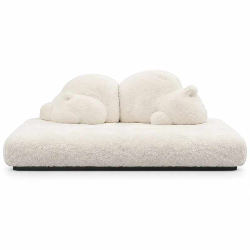 Polar Bear Sofa, front product view