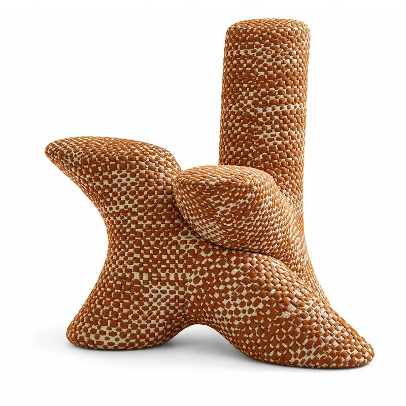 Sculptural Lounge Chair, front product view