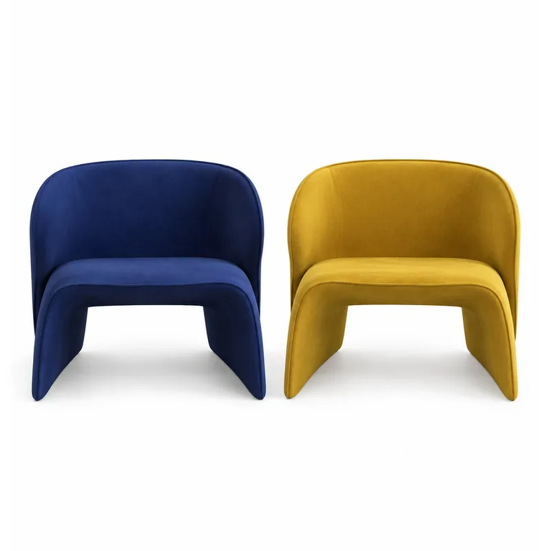 Sculptural Lounge Chair, front product view