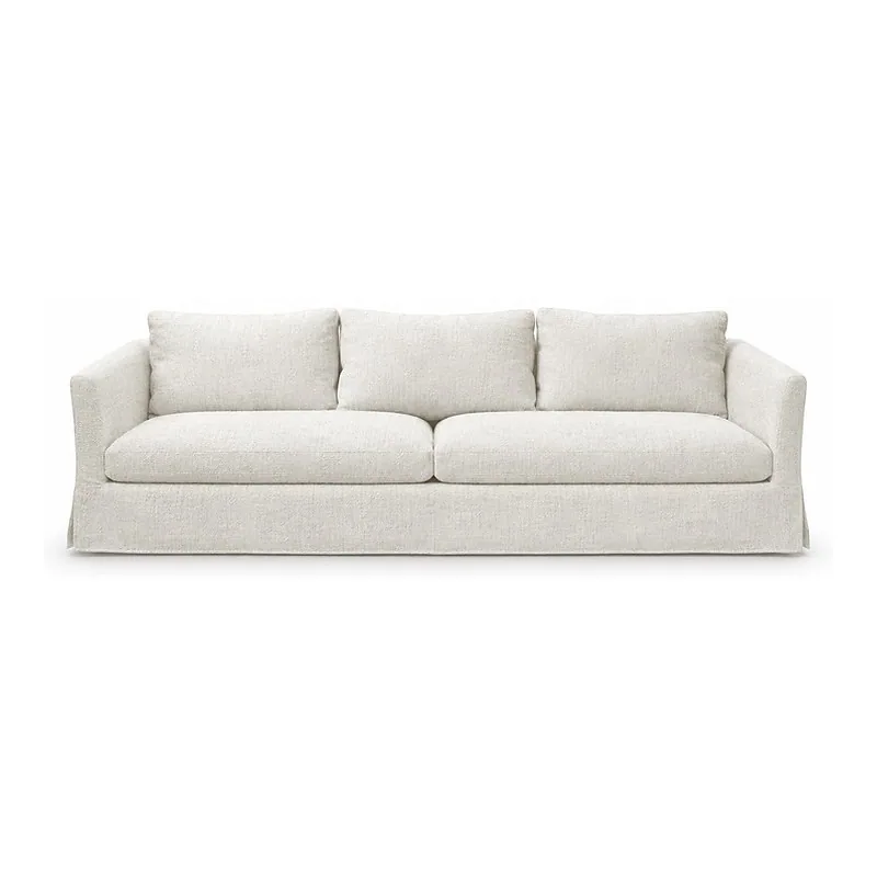Three-Seat Upholstered Sofa 187, front product view
