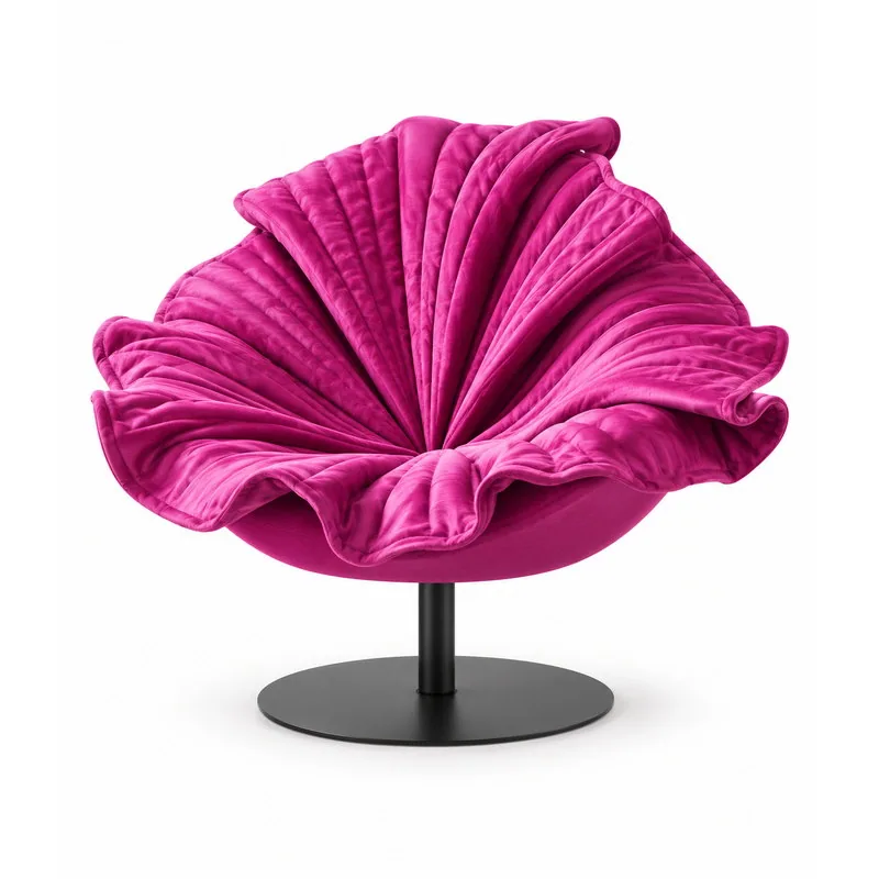 Trumpet Flower Lounge Chair, front product view