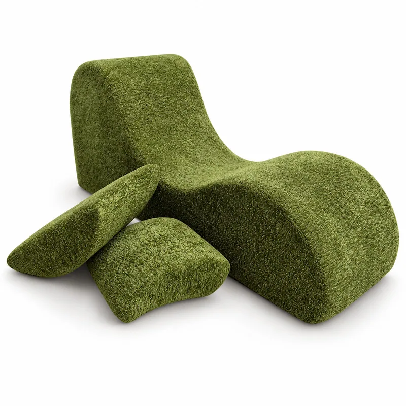 Upholstered Lounge Chair, front product view