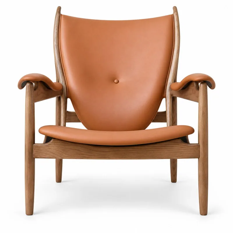 Wingback Lounge Chair, front product view