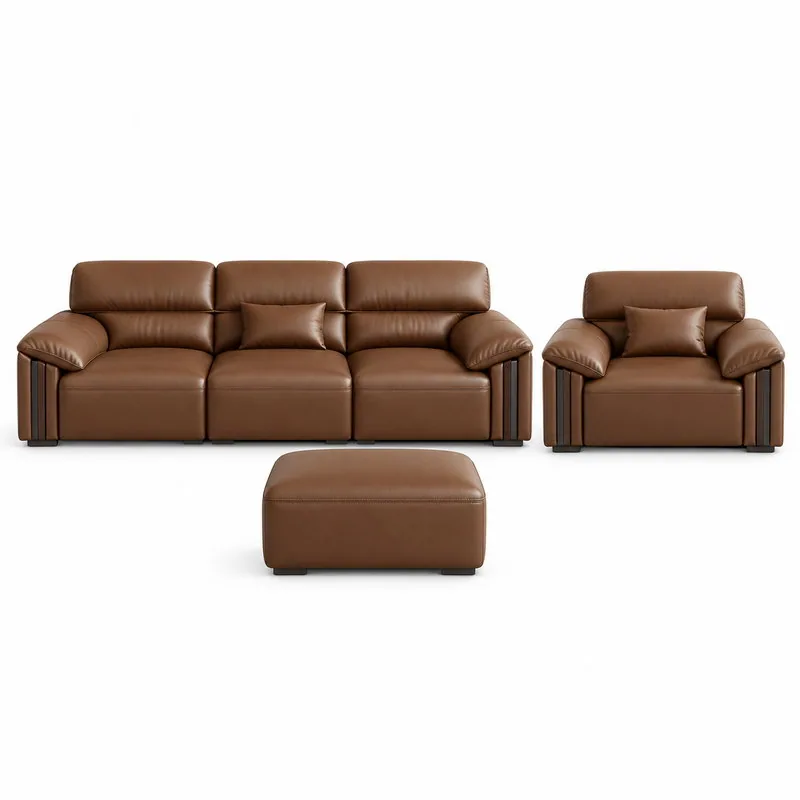 Wood-Frame Lounge Chair, front product view