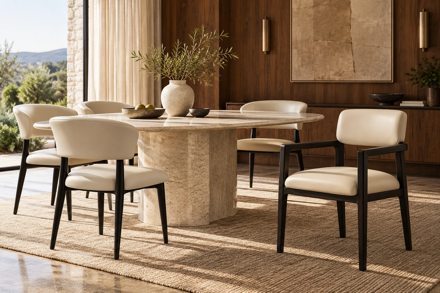 Dining room furniture setting