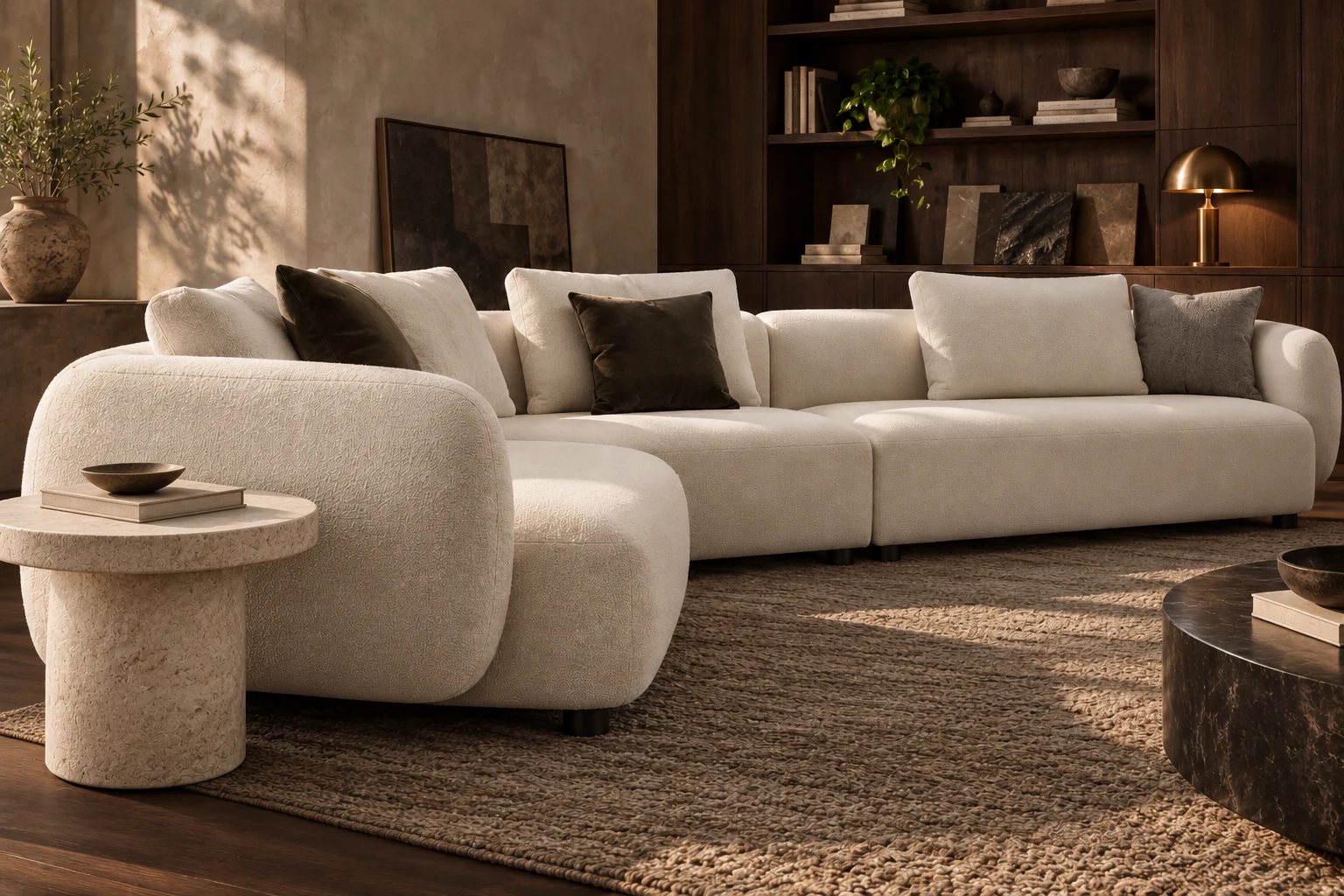 Residential furniture material palette