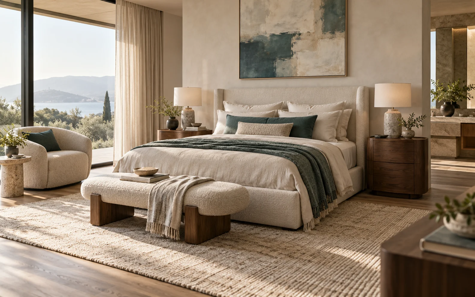 Bedroom furniture setting