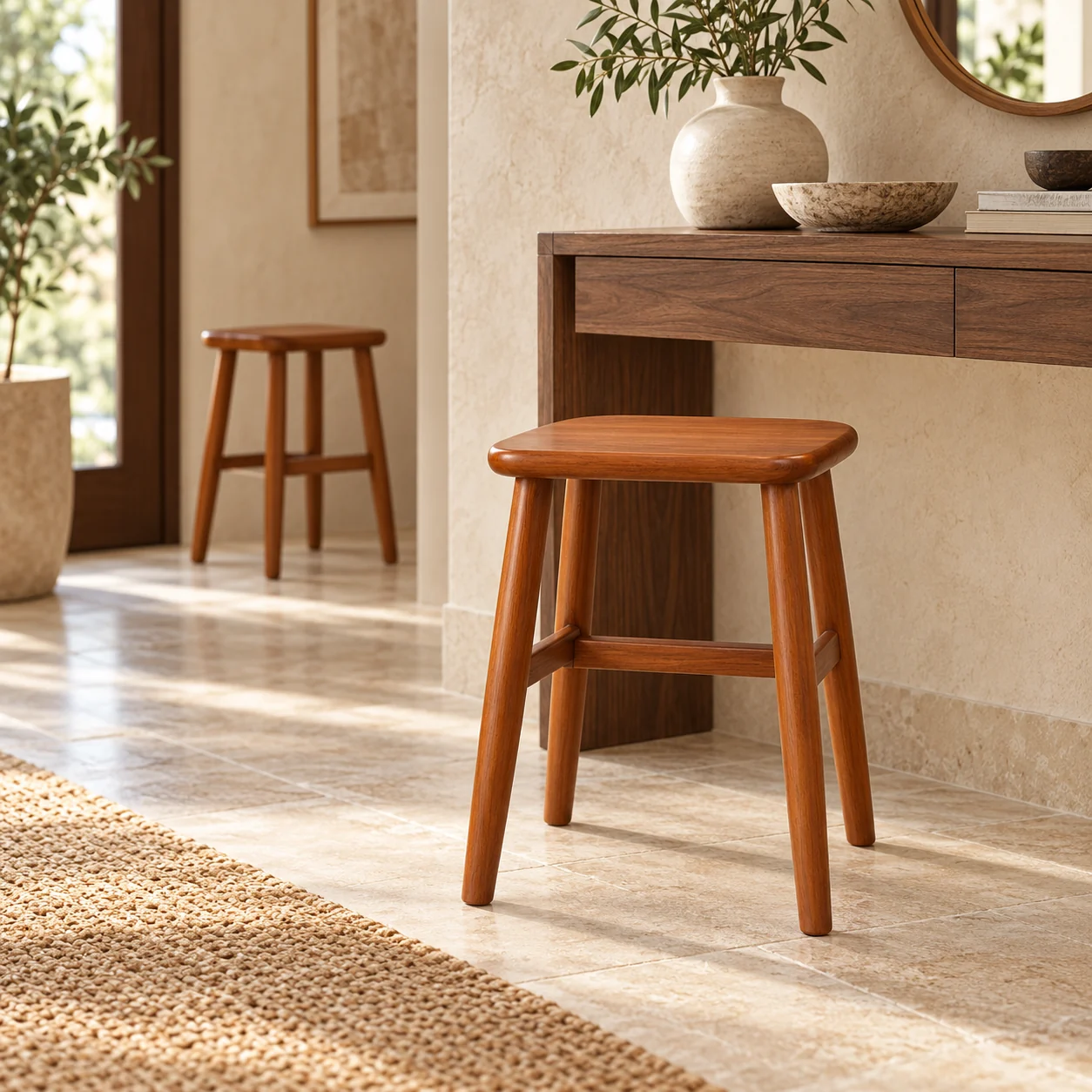 Residential setting representing Stools & Benches