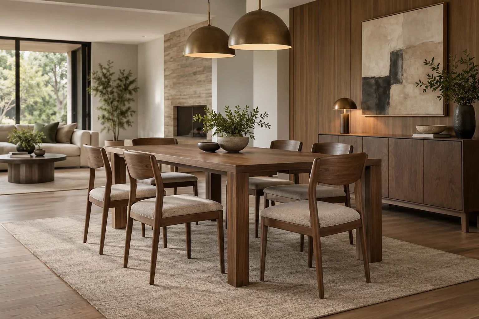 Residential setting representing Dining Tables