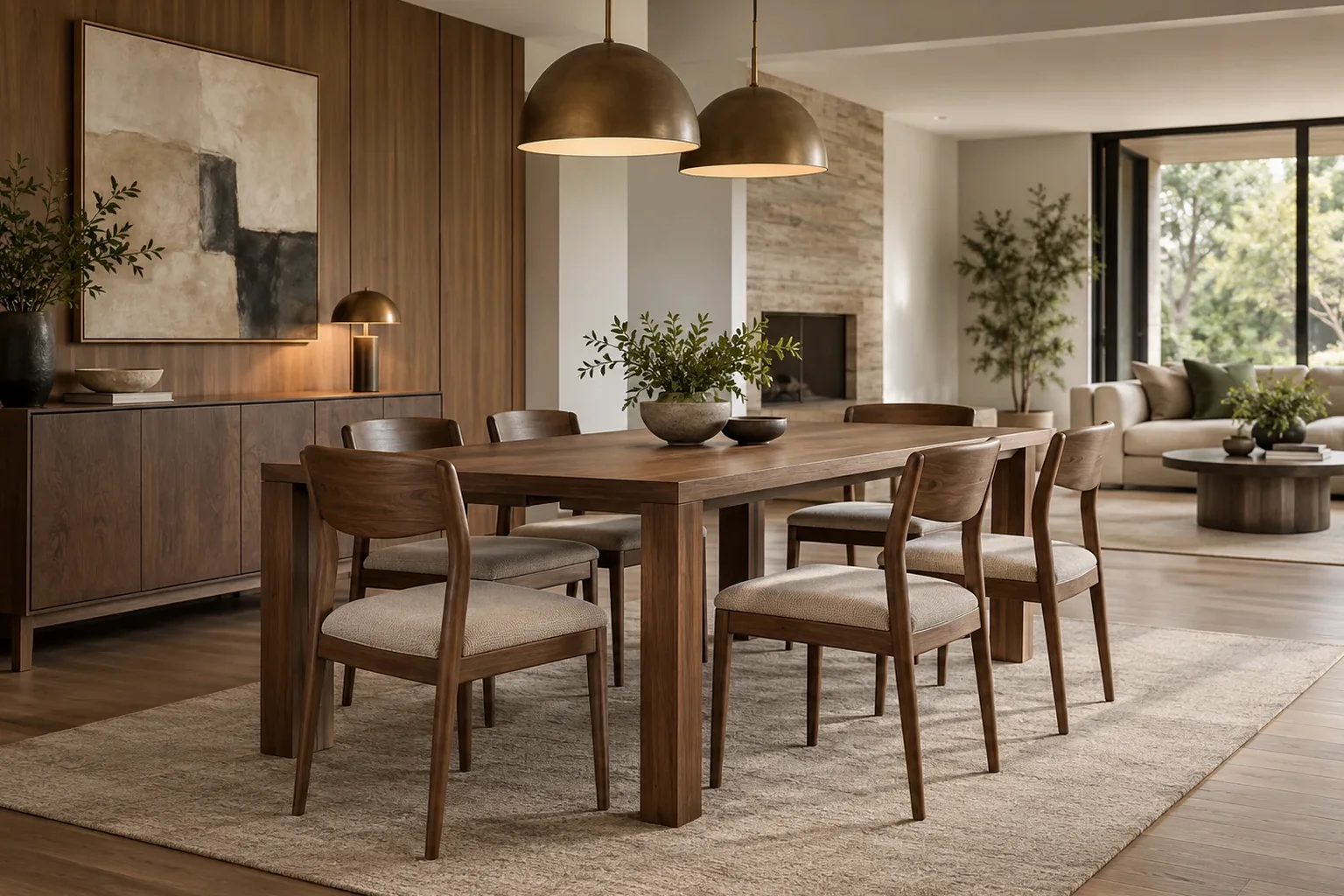 Dining room furniture setting